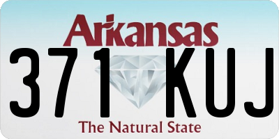 AR license plate 371KUJ