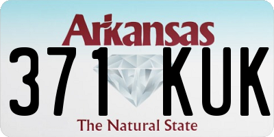 AR license plate 371KUK