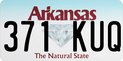 AR license plate 371KUQ
