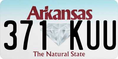 AR license plate 371KUU