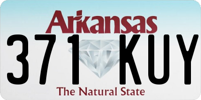 AR license plate 371KUY