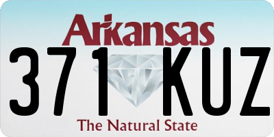 AR license plate 371KUZ