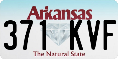 AR license plate 371KVF