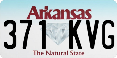 AR license plate 371KVG