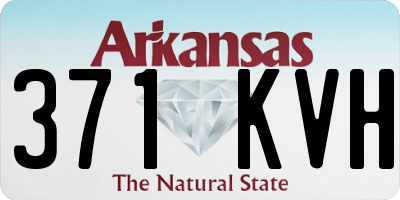 AR license plate 371KVH