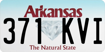AR license plate 371KVI