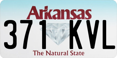AR license plate 371KVL
