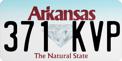 AR license plate 371KVP