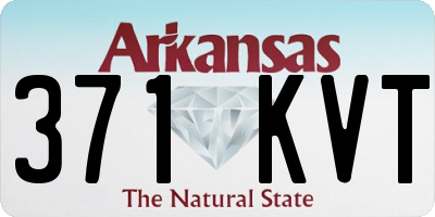 AR license plate 371KVT