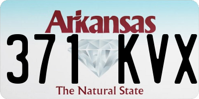 AR license plate 371KVX