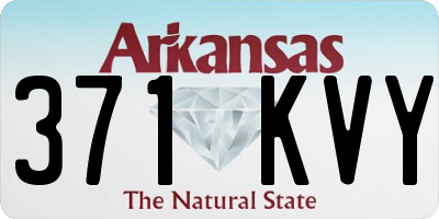 AR license plate 371KVY