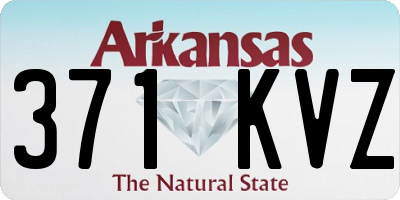 AR license plate 371KVZ