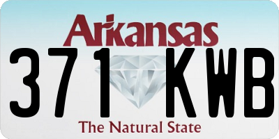 AR license plate 371KWB