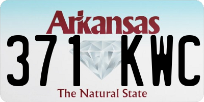 AR license plate 371KWC