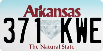 AR license plate 371KWE