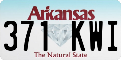 AR license plate 371KWI