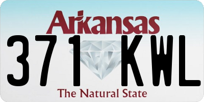 AR license plate 371KWL