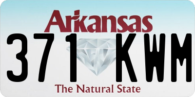 AR license plate 371KWM