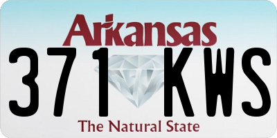 AR license plate 371KWS