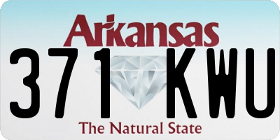 AR license plate 371KWU