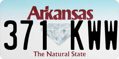 AR license plate 371KWW