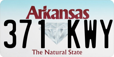 AR license plate 371KWY