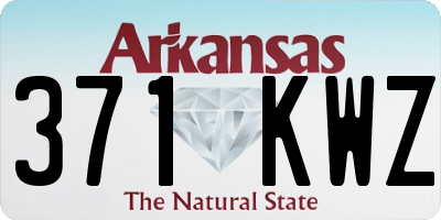 AR license plate 371KWZ