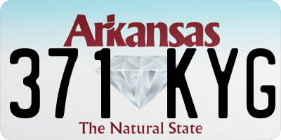 AR license plate 371KYG