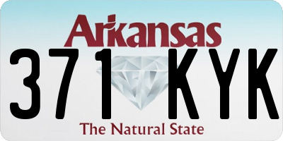 AR license plate 371KYK