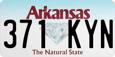 AR license plate 371KYN