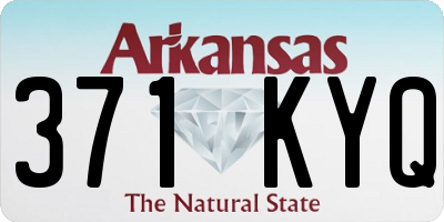 AR license plate 371KYQ