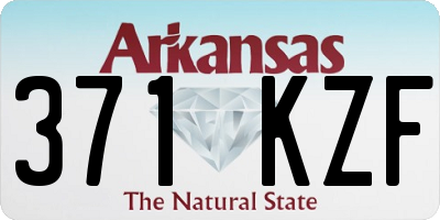 AR license plate 371KZF