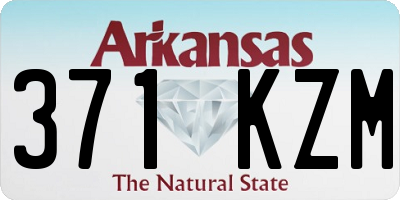 AR license plate 371KZM
