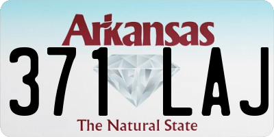 AR license plate 371LAJ