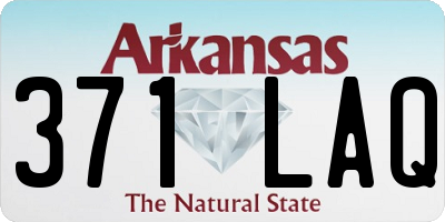 AR license plate 371LAQ