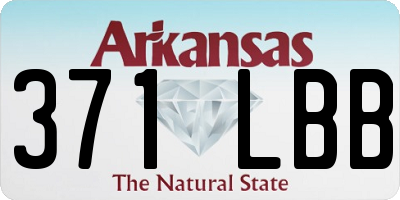 AR license plate 371LBB