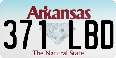 AR license plate 371LBD