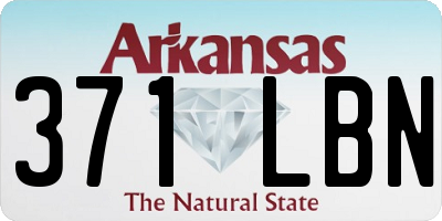 AR license plate 371LBN