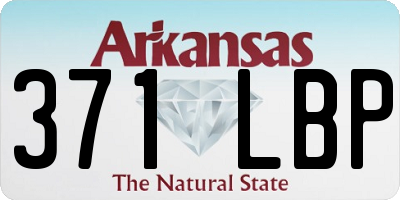 AR license plate 371LBP