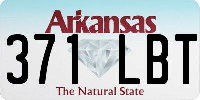 AR license plate 371LBT