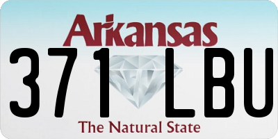 AR license plate 371LBU