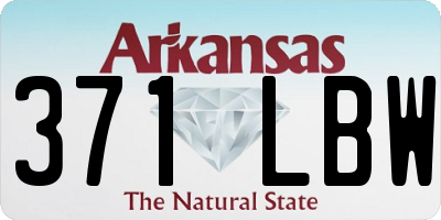 AR license plate 371LBW