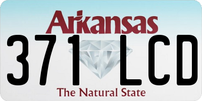 AR license plate 371LCD