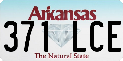 AR license plate 371LCE