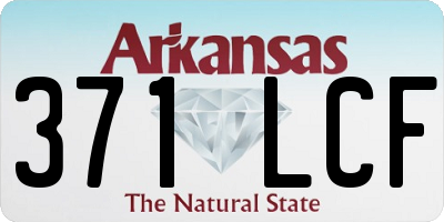AR license plate 371LCF