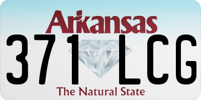 AR license plate 371LCG