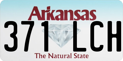 AR license plate 371LCH