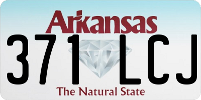 AR license plate 371LCJ