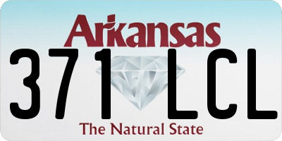 AR license plate 371LCL