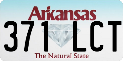 AR license plate 371LCT